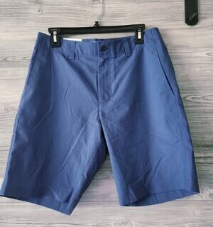 Callaway Stretch Opti-Dri Active Waistband Blue Golf Shorts Size 32W (32x9) NWT